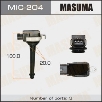 Катушка зажигания Nissan Micra, Qashqai, Note 1.6, X-Trail 2.0 (-14) MASUMA MIC204