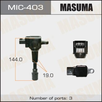 Фото автозапчасти катушка-провод Mazda-3 BK 03- MASUMA MIC403