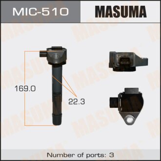 Фото автозапчастини котушка-провід K24W, K24Z Accord 13-15, CR-V 15-18, Acura TLX 15-16 MASUMA MIC510