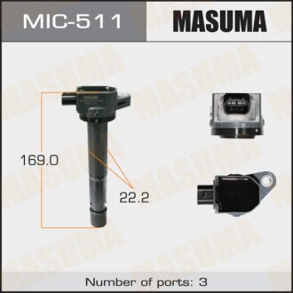 Фото автозапчасти катушка-провод K24Z3 Accord 09-13, Accord Tourer 09-11, Acura TSX 09-13 MASUMA MIC511