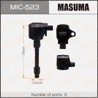 Фото автозапчасти катушка зажигания FIT CR-V / L13B L15B MASUMA MIC523