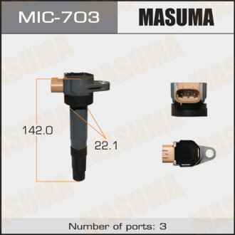 Фото автозапчасти катушка-провод Grand Vitara JB419, JB420, JB424, JB627, JB632 06- MASUMA MIC703