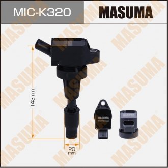 Фото автозапчастини котушка запалювання (MIC-K320) MASUMA MICK320