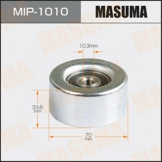 Ролик ремня MASUMA MIP1010