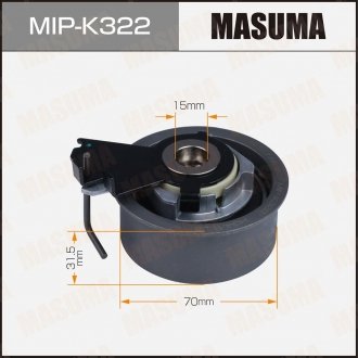 Фото автозапчастини натягувач ременя ГРМ (MIP-K322) MASUMA MIPK322