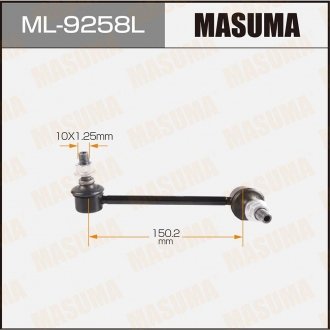 Стойка стабилизатора передняя левая HR-V GH1,GH2,GH4 99-05 пер лев MASUMA ML9258L