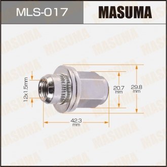 Гайка колеса MASUMA MLS017