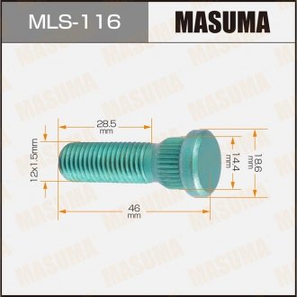 Шпилька колеса Toyota MASUMA MLS116 (фото 1)