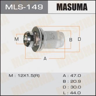 Гайка колеса MASUMA MLS149 (фото 1)