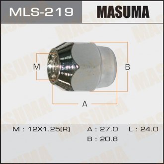Гайка колеса MASUMA MLS219 (фото 1)