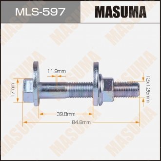 Фото автозапчасти болт розвальний Mitsubishi (MLS-597) MASUMA MLS597