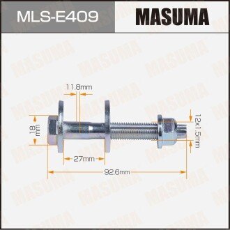 Фото автозапчасти болт развальный комплект VAG MASUMA MLSE409