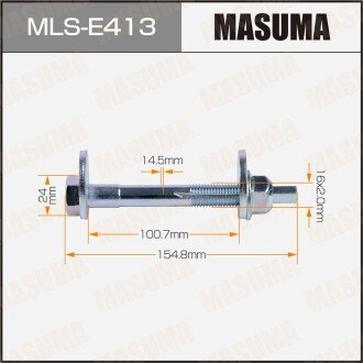 Фото автозапчастини болт развальный комплект MASUMA MLSE413