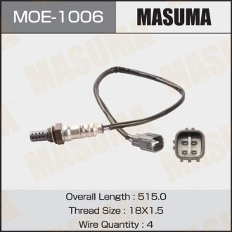 Датчик кислорода (лямбда-зонд) Toyota Highlander (00-07) MASUMA MOE1006 (фото 1)