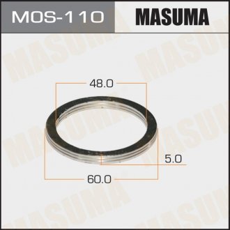 Фото автозапчастини прокладка приймальної труби (MOS-110) MASUMA MOS110