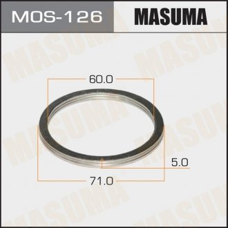 Кольцо глушителя графитовое MASUMA MOS126