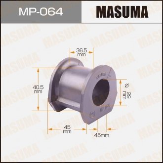 Втулка стабилизатора переднего Mitsubishi Pajero (-00) (Кратно 2 шт) Mas MASUMA MP064 (фото 1)