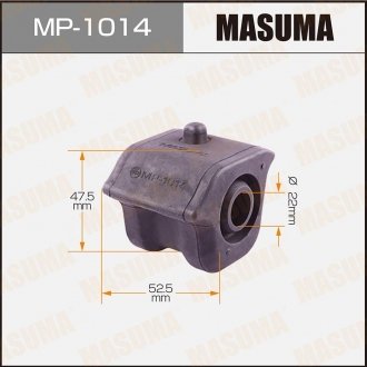 Втулка стабилизатора переднего левая Toyota RAV 4 (05-08), Prius (09-15) (MASUMA MP1014 (фото 1)