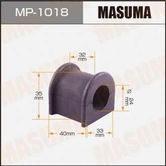 Втулка стабилизатора MASUMA MP1018 (фото 1)