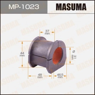Втулка стабилизатора переднего Mitsubishi Montero (06-10), Pajero (06-10) (Кратно 2 шт) MASUMA MP1023 (фото 1)