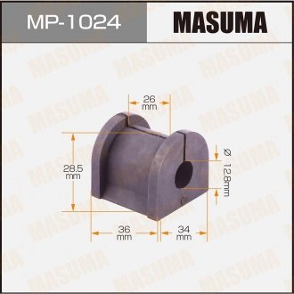 Втулка стабилизатора заднего Mitsubishi Lancer (03-09) (Кратно 2 шт) Ma MASUMA MP1024 (фото 1)