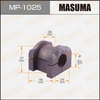 Втулка стабилизатора переднего Mitsubishi ASX (10-), Eclipse Cross (18-), Lancer MASUMA MP1025 (фото 1)