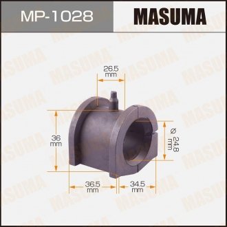Втулка стабилизатора переднего Mitsubishi Lancer (00-09) (Кратно 2 шт) MASUMA MP1028 (фото 1)