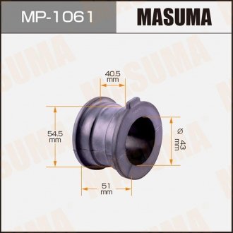 Втулка стабилизатора переднего Toyota Land Cruiser Prado (09-13) (Кратно 2 шт) (MASUMA MP1061 (фото 1)