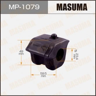 Втулка стабилизатора переднего правая Toyota Prius (12-), RAV 4 (12-) M MASUMA MP1079 (фото 1)