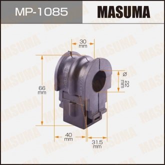 Втулка стабилизатора переднего Nissan Note (06-13), Tida (04-11) (Кратно 2 шт) (MASUMA MP1085