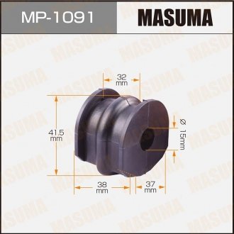Втулка стабилизатора заднего Nissan X-Trail (07-14) (Кратно 2 шт) MASUMA MP1091