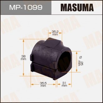 Втулка стабилизатора переднего Nissan Almera (12-) (Кратно 2 шт) MASUMA MP1099