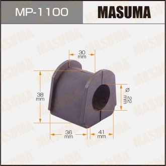 Втулка стабилизатора заднего Mitsubishi Pajero (-0909-15) (Кратно 2 шт) MASUMA MP1100 (фото 1)