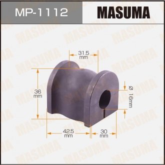 Втулка стабилизатора заднего Mazda CX-9 (09-12) (Кратно 2 шт) MASUMA MP1112