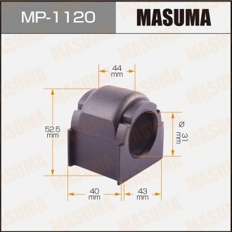 Втулка стабилизатора переднего Mazda CX-9 (09-) (Кратно 2 шт) MASUMA MP1120
