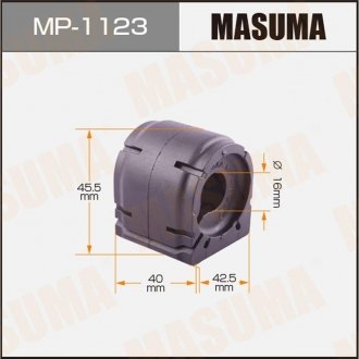 Втулка стабилизатора заднего Mazda CX-5 (11-), CX-9 (17-) (Кратно 2 шт) MASUMA MP1123 (фото 1)