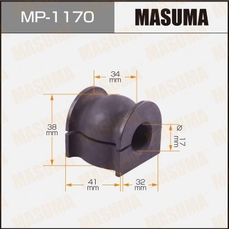 Втулка стабилизатора переднего Honda Jazz(02-) (Кратно 2 шт) MASUMA MP1170 (фото 1)