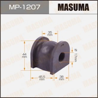 Втулка стабилизатора заднего Honda Accord, Accord Tourer (10-13) (Кратно 2 шт) (MASUMA MP1207 (фото 1)