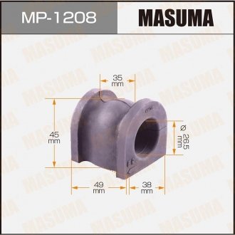 Втулка стабилизатора переднего Honda Accord (-08) (Кратно 2 шт) MASUMA MP1208 (фото 1)