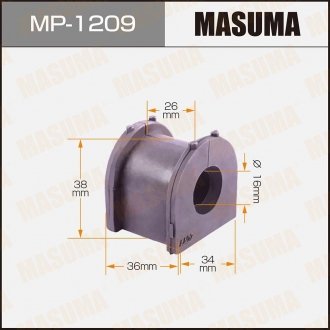 Втулка стабилизатора заднего Mitsubishi ASX (12-), Outlander (12-) (Кратно 2 шт) MASUMA MP1209 (фото 1)