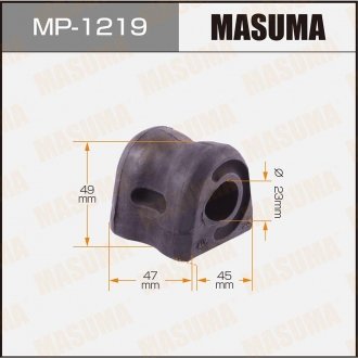 Втулка стабилизатора переднего Honda Civic (09-) (Кратно 2 шт) MASUMA MP1219 (фото 1)