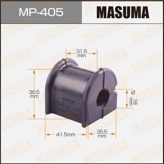 Втулка стабилизатора /front/ Corolla NZE120,121, CE121 (-0209) [уп.2] MASUMA MP405