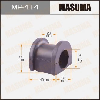 Втулка стабилизатора переднего Honda CR-V (01-) (Кратно 2 шт) MASUMA MP414