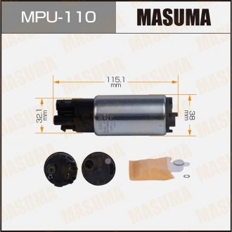 Бензонасос электрический (+сеточка) Lexus MASUMA MPU110 (фото 1)