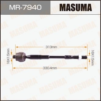 Рулевая тяга L200 KA4T,KB4T 09- MASUMA MR7940