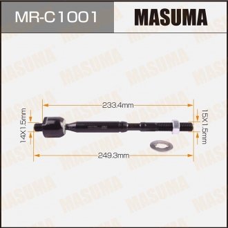 Фото автозапчастини рульова тяга Toyota Auris (06-09), Corolla (06-19) (MR-C1001) MASUMA MRC1001