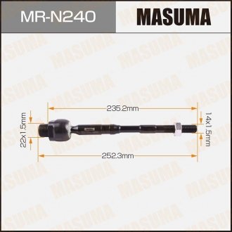 Тяга рулевая MASUMA MRN240