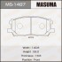 Фото автозапчастини колодки гальмівні передн Lexus RX 300, 330, 350 (04-08) (MS-1497) MASUMA MS1497 (фото 1)