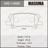 Фото автозапчастини колодки гальмівні передн Lexus RX 350 (06-08)/ Toyota Highlander (03-07) (MS-1498) MASUMA MS1498 (фото 1)