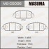 Фото автозапчасти колодка тормозная передняя Honda Accord (13-) MASUMA MSC5006 (фото 1)